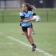 Ella Barker in action in the Tarsha Gale Cup (Photo - Steve Montgomery)