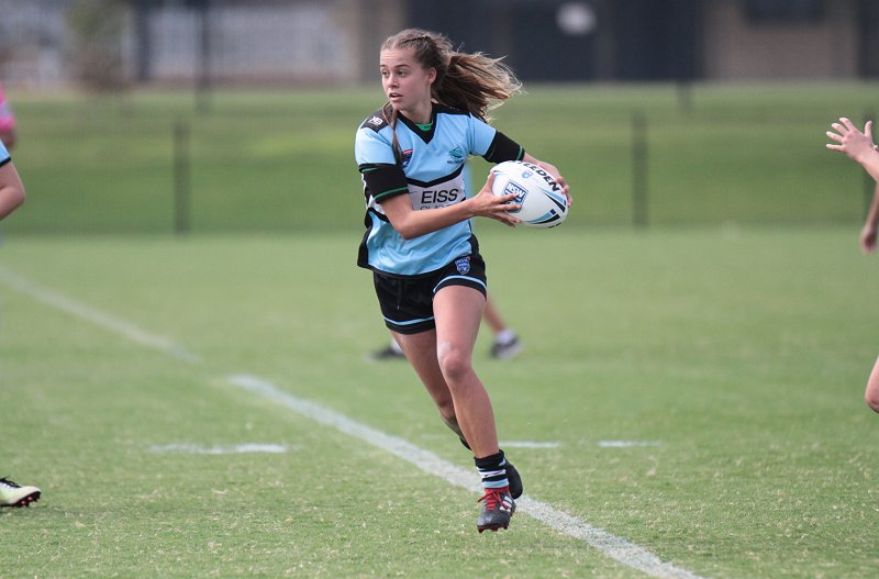 Ella Barker in action in the Tarsha Gale Cup (Photo - Steve Montgomery)