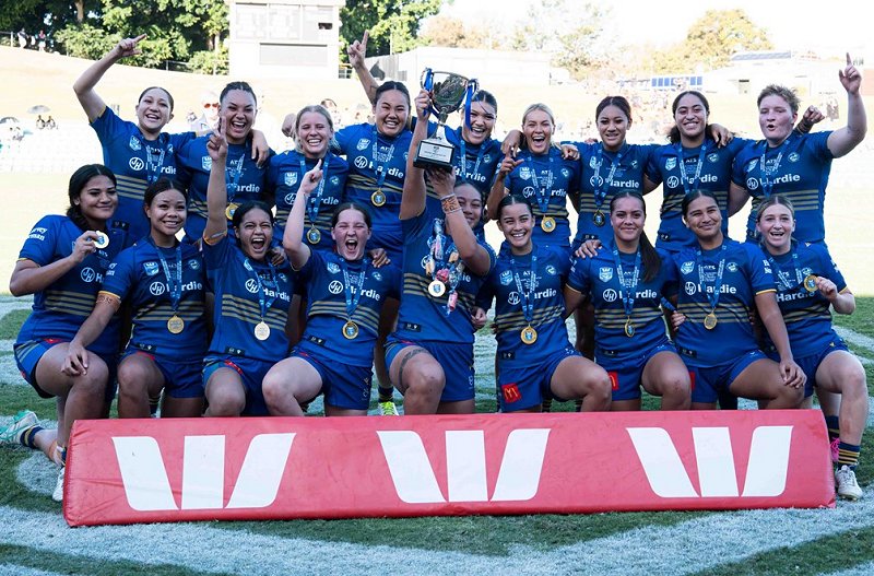 Parramatta Eels are the 2025 NSWRL Tarsha Gale Cup Champions (Photo : NSWRL)