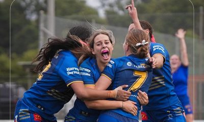 Parramatta Eels girls celebrate making this years Lisa Fiaola Cup grand final (Photo : Parramatta Eels)