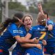 Parramatta Eels girls celebrate making this years Lisa Fiaola Cup grand final (Photo : Parramatta Eels)