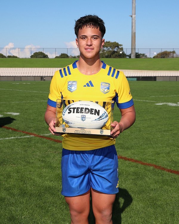 Payton Tarau_2025 City vs Country player of the match (Photo : NSWRL)