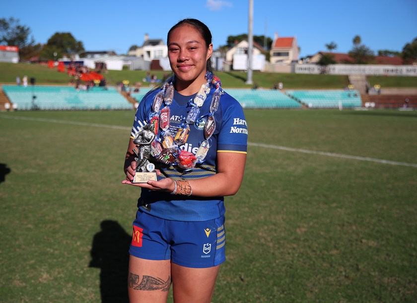 Ryvrr-Lee Alo 2025 Tasha Gale Cup Player of the Series (Photo : NSWRL)