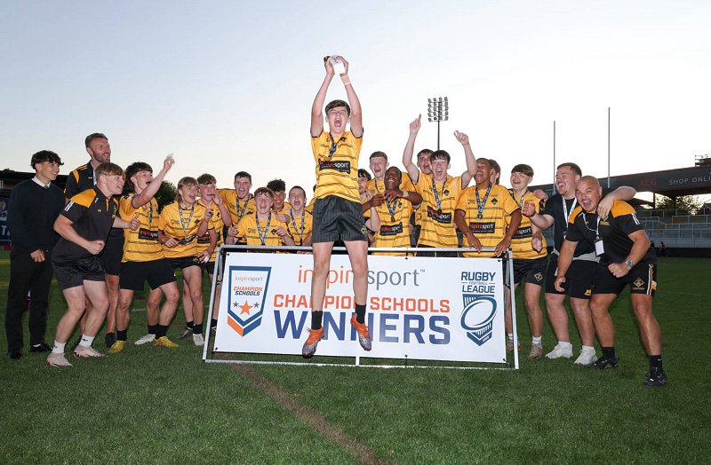 Castleford Academy (Yorkshire) 2025 Inspiresport RFL Champion School (Photo : England RL)