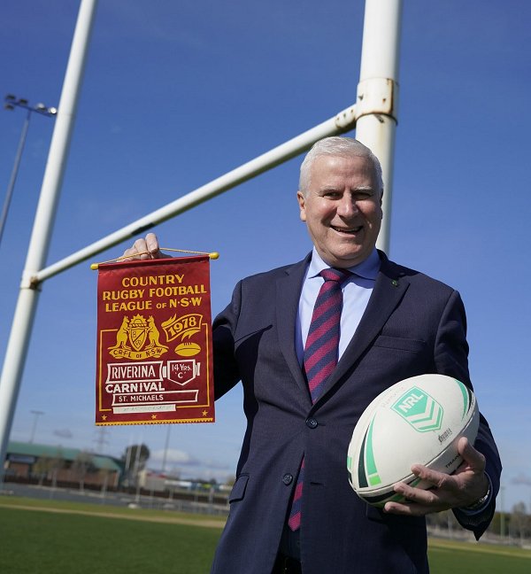Michael McCormack MP Prized Possession: With my precious Junee carnival pennant from 1978