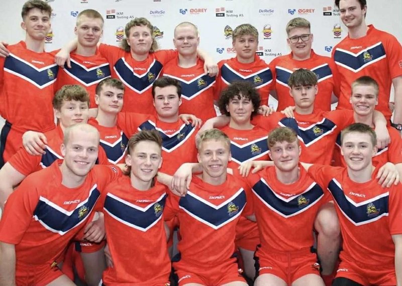 Norway u19s rugby league team (Photo : European Rugby League)