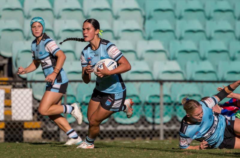 Makayla Vakauta has propelled the Tarsha Gale Cup Sharks into the competition Grand Final (Photo : Adam Wrightson)