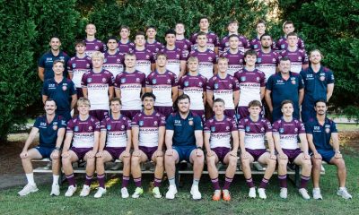 Sea Eagles 2026 Harold Matthews Cup squad with Tom Giles and his coaching staff (Photo : Manly Sea Eagles)