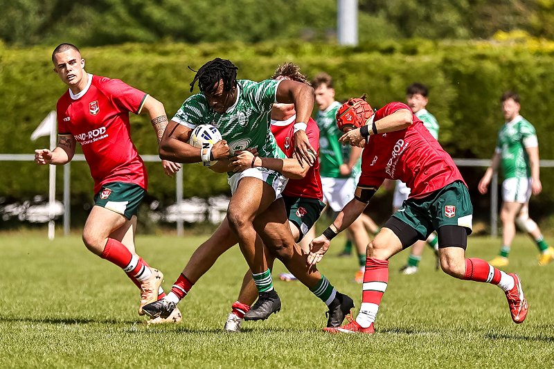 Wales u17s in action vs Ireland 2026 Four Nations (Photo : ERL)